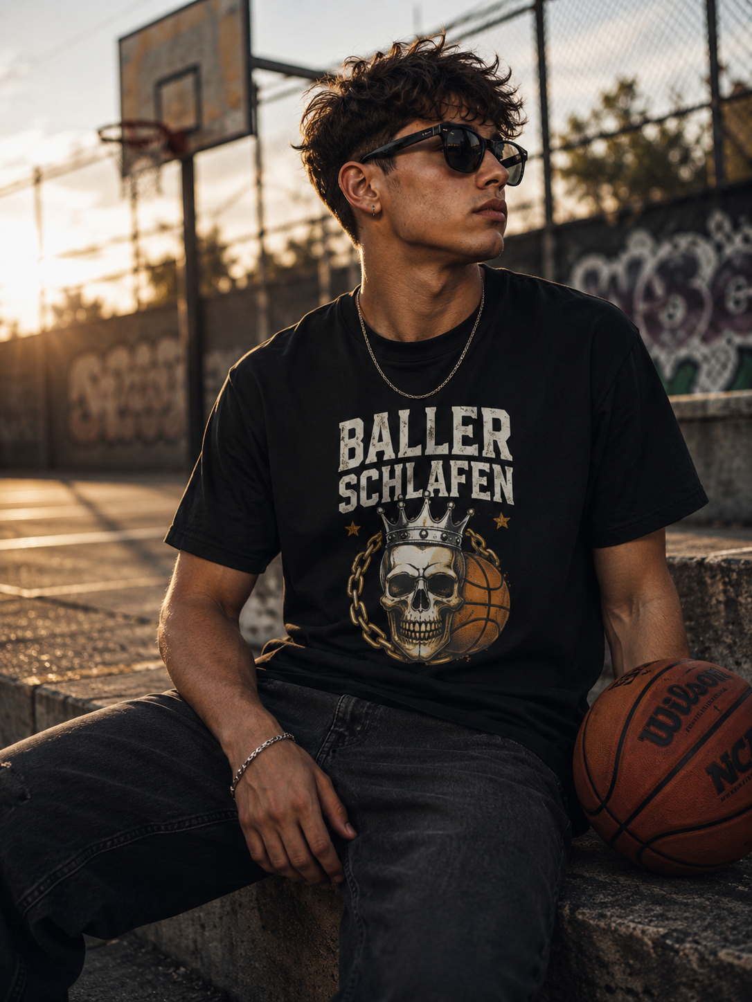 BALLER SCHLAFEN - Unisex T-Shirt