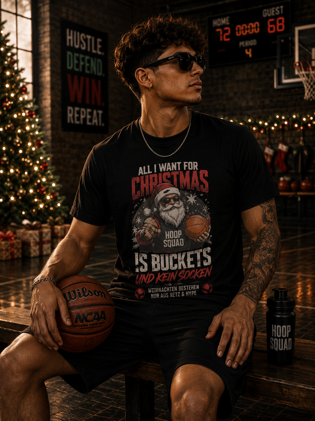 ALL I WANT FOR CHRISTMAS IS BUCKETS - Unisex T-Shirt