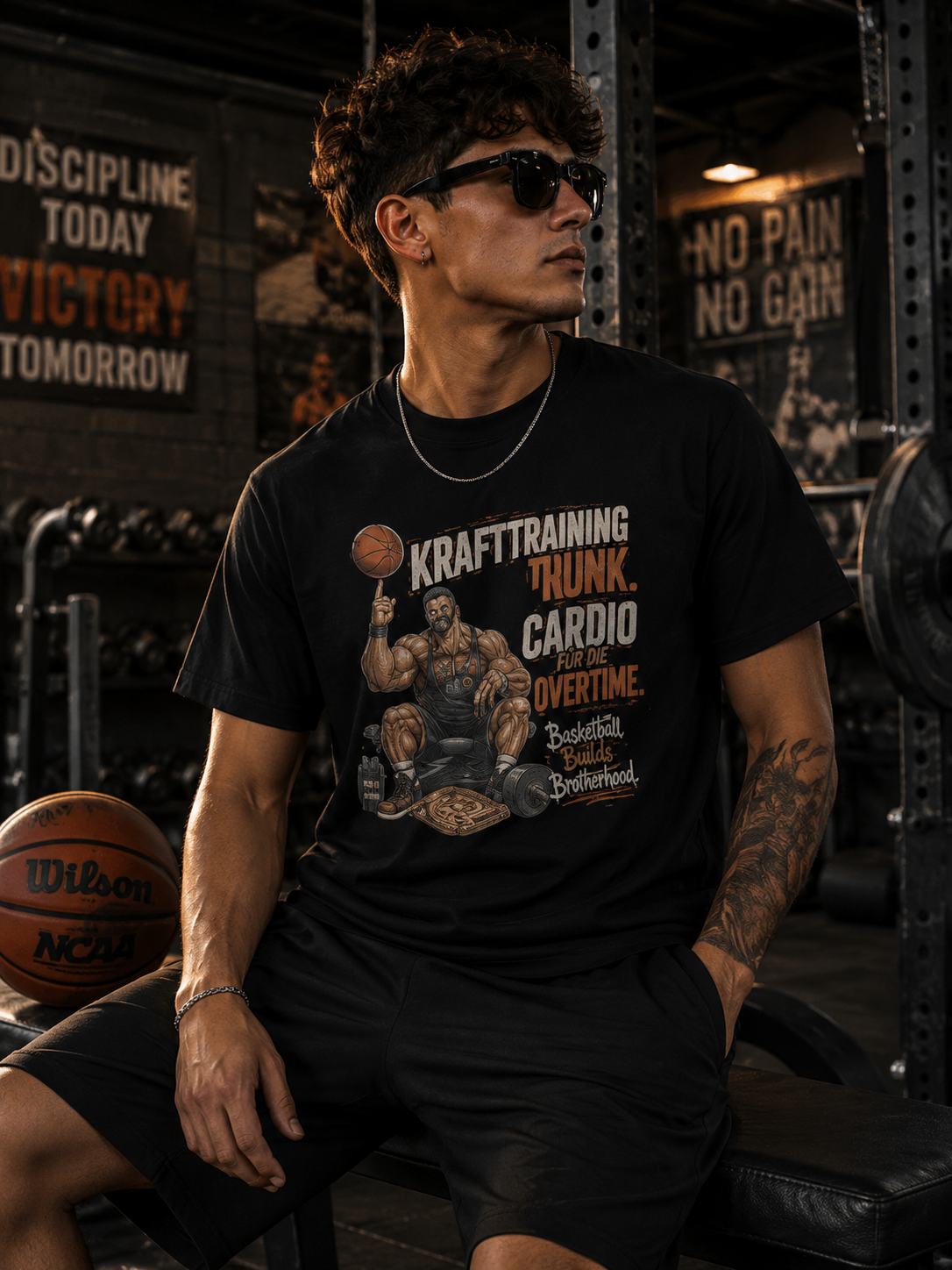 KRAFTTRAINING FÜR DEN DUNK - Unisex T-Shirt